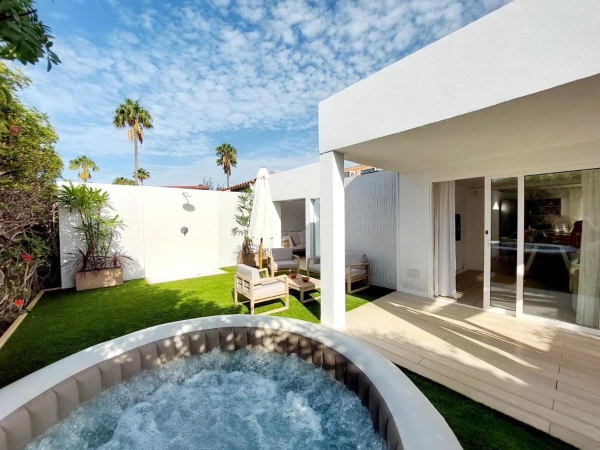 Bungalow De Diseno Hidromasajes Terraza Y Piscina. San Bartolomé エクステリア 写真